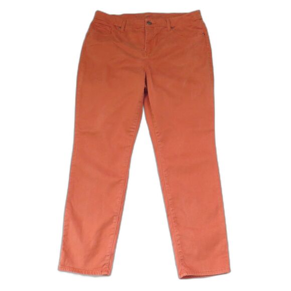 Chico's Pants - Chico's So Slimming Girlfriend Ankle Pants Burnt Orange 2 (12/14 L) EUC